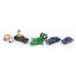 Vintage die cast vehicles including Dinky and Matchbox Thunderbirds T2 : For Further Condition