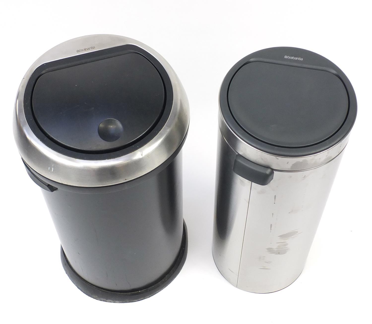 Two Brabantia bins : For Further Condition Reports Please visit Our Website, Updated Daily - Image 2 of 3