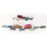 Mostly vintage die cast vehicles including Dinky and Corgi : For Further Condition Reports Please