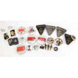 Vintage film related badges, mostly James Bond : For Further Condition Reports Please visit Our