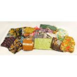 Large selection of mostly vintage silk scarves : For Further Condition Reports Please visit Our