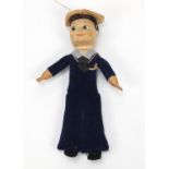 Norah Wellings type cloth sailor, 22cm high : For Further Condition Reports Please visit Our