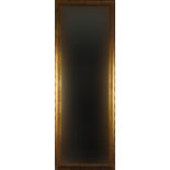 Rectangular gilt framed mirror with bevelled glass, 56cm x 34cm : For Further Condition Reports