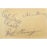 Autographs arranged in an album including Ronnie Corbett and Pete Murray : For Further Condition