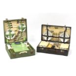 Two vintage Brexton picnic sets :For Further Condition Reports Please Visit Our Website, Updated