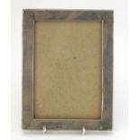 Edward VII rectangular silver photo frame, indistinct maker's mark, Chester 1908, 16.5cm x 12.5cm :