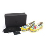 Pair of ladies Dolce & Gabbana canvas shoes (no size) :For Further Condition Reports Please Visit