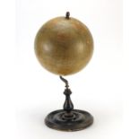 Philips educational terrestrial globe with ebonised base, 45.5cm high :For Further Condition Reports