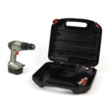 Black & Decker cordless drill with case and instructions :For Further Condition Reports Please Visit