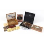Collection of cigars and a hardback book, including sealed box of Henri Wintermans :For Further