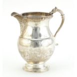 Celtic design silver milk jug, by Adie Brothers Ltd, Birmingham 1989, 11cm high, 166.0g :For Further