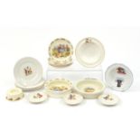 Nursery ware including Royal Doulton Bunnykins :For Further Condition Reports Please Visit Our