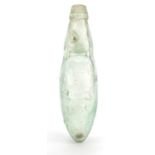 19th century Hamilton Codd glass bottle advertising Maskell & Son of Maidstone, 24.5cm in length :