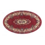 Chinese pink ground floral rug, 160cm x 100cm :For Further Condition Reports Please Visit Our