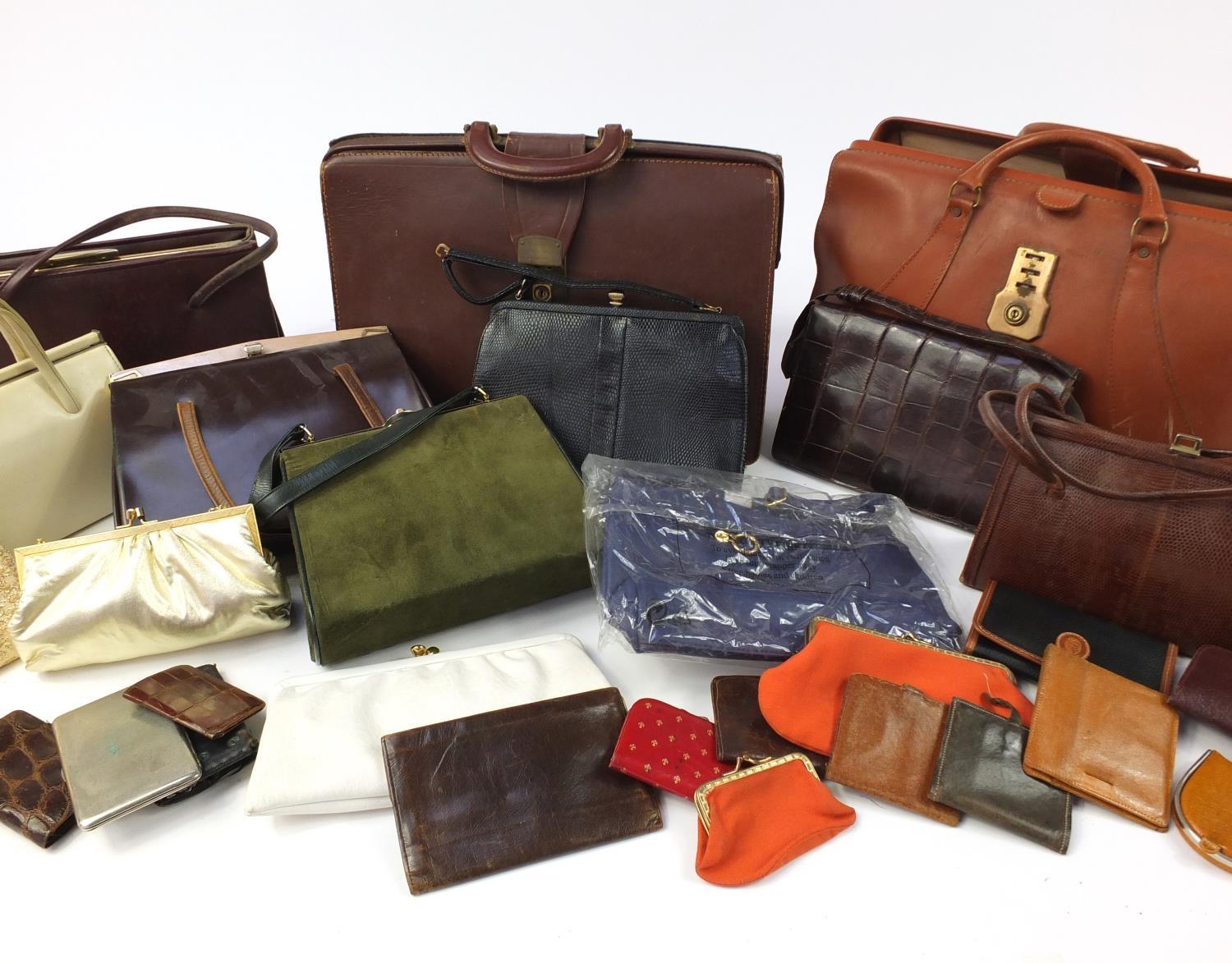 Mostly vintage ladies handbags, clutch bags and briefcases :For Further Condition Reports Please - Image 3 of 4