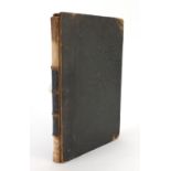 The Practical Builder's Perpetual Price Book, 19th century leather bound book, published 1825 :For