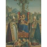 19th century Medici lithographic print, framed, 57cm x 42.5cm :For Further Condition Reports