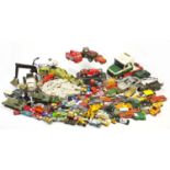 Vintage and later toys including die cast vehicles, Tonka agricultural vehicle and Star Wars