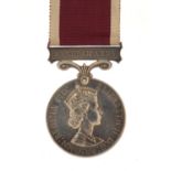 Elizabeth II Regular Army long service and good conduct medal awarded to 5949256S/SGT.A.J.Hendy.R.