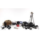 Cameras, lenses, video recorders and accessories including Tamron, Nikon, Panasonic and Olympus :For