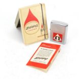 Omega Zippo lighter with box :For Further Condition Reports Please Visit Our Website, Updated Daily
