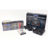 Vintage Sega Megadrive II with box and games including Pacman and Prince of Persia :For Further