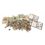 Antique and later British and world coinage, bank notes and medallions :For Further Condition