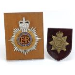 Two Elizabeth II Royal Corps of Transport plaques, the largest 28cm x 22.5cm :For Further
