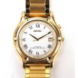 Seiko Automatic wristwatch with date dial and box :For Further Condition Reports Please Visit Our