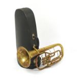 Lafleur brass euphonium by Boosey & Hawkes with case :For Further Condition Reports Please Visit Our