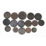 Collection of antique world coinage and tokens :For Further Condition Reports Please Visit Our
