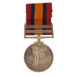 Victorian British military South Africa medal with South Africa 1902 and Cape Colony bars awarded to