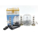 Harman Soundsticks II speakers and sub woofer :For Further Condition Reports Please Visit Our