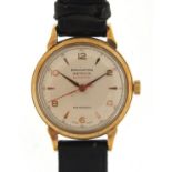 Gentlemen's 9ct gold Bravingtons Wetrista automatic wristwatch, numbered 1211 to the movement,