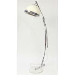 Guzzini style floor standing lamp with marble base, 172cm high :For Further Condition Reports Please