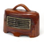 Vintage ceramic heater, 29cm wide :For Further Condition Reports Please Visit Our Website, Updated