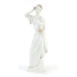 Rosenthal porcelain figurine of an Art Deco female, numbered 7976, 31.5cm high :For Further
