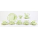 Royal Albert Laurentian Snowdrop part tea service including five trios and a sandwich plate :For