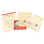 1931 Wilkins Ellsworth Trans-Arctic Submarine Expedition ephemera relating to Rupert England