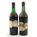 Two bottles of 1970 Warres vintage port :For Further Condition Reports Please Visit Our Website,