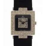 Swarovski crystal Saigon watch with box :For Further Condition Reports Please Visit Our Website,