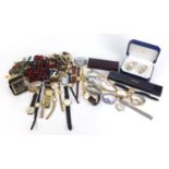 Wristwatches and costume jewellery including Sekonda and Avia :For Further Condition Reports