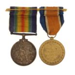 British military World War I pair awarded to 2448PTE.P.WILKES.21-LOND.R. :For Further Condition