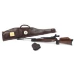 Feinwerkbau 300 .177 air rifle with case, serial number 273690, 109cm in length :For Further