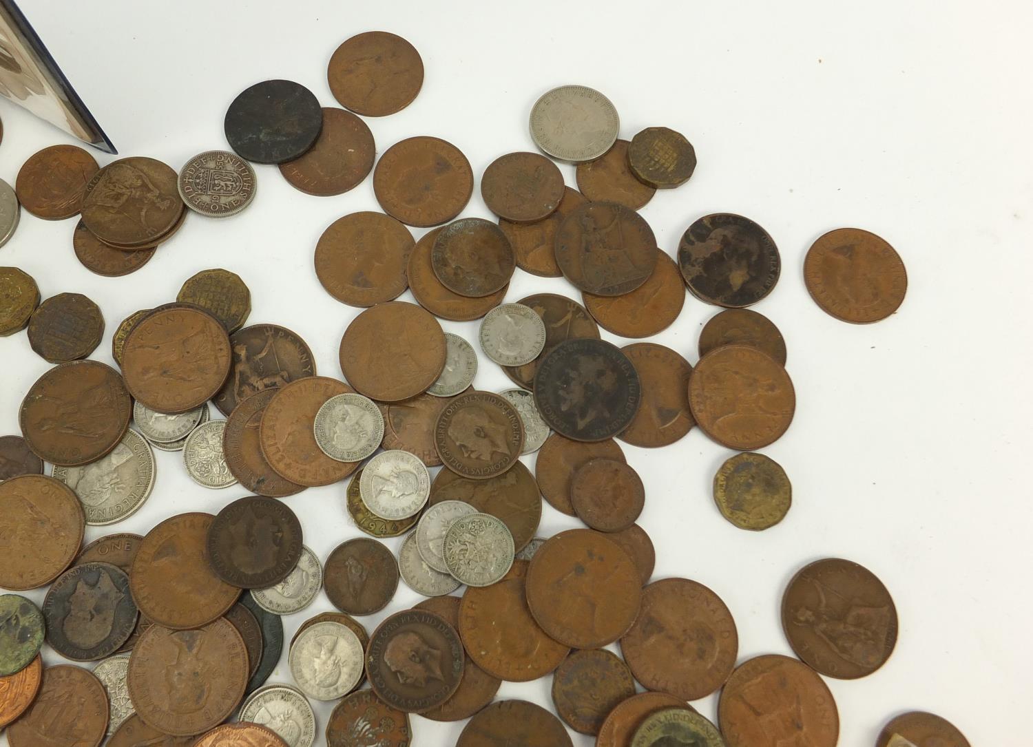 Antique and later British and world coinage and bank notes including crowns :For Further Condition - Image 7 of 8