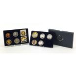 Silver and other mostly proof commemorative coins including defining moments of WWII and