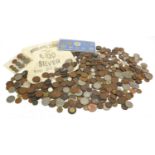 Collection of British pre-decimal coinage including pennies :For Further Condition Reports Please