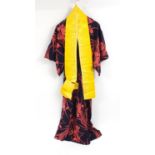 Japanese silk Kimono :For Further Condition Reports Please Visit Our Website- Updated Daily