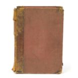 Old England, 19th century leather bound hardback book with plates, published by James Sangster &