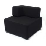 Contemporary French modular lounge chair by Steelcase, 73cm H x 84cm W x 84cm D :For Further